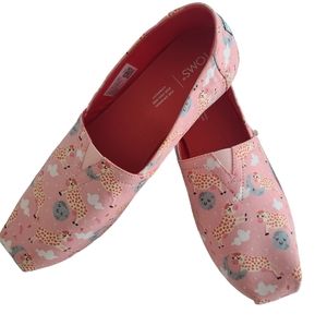 Toms Alpargatas Women's Pink Shoes Size 10